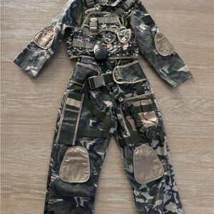Teetot boys Adventure Factory Forest Camo Special Forces play costume 5 6 years